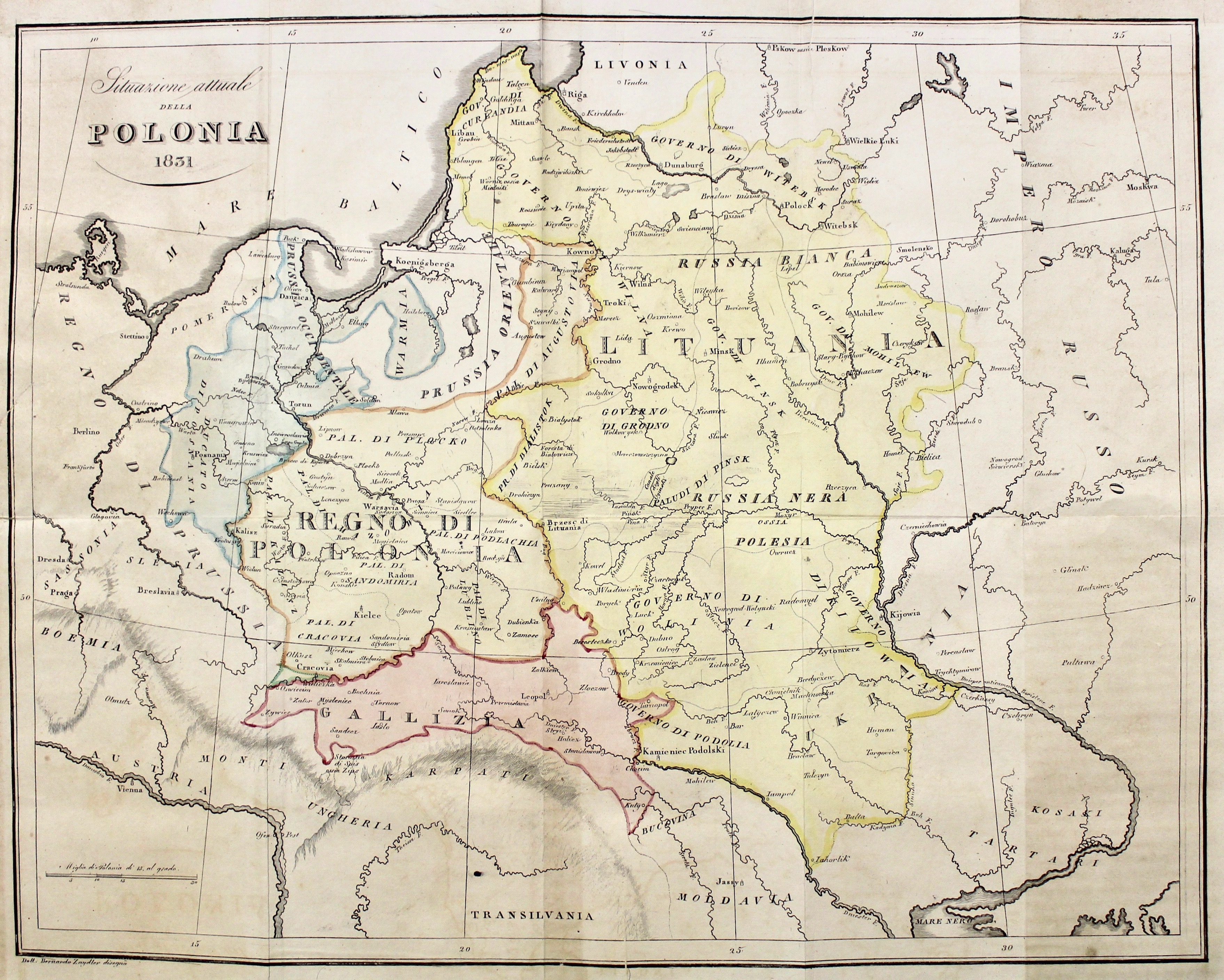 Situazione attuale della Polonia 1831