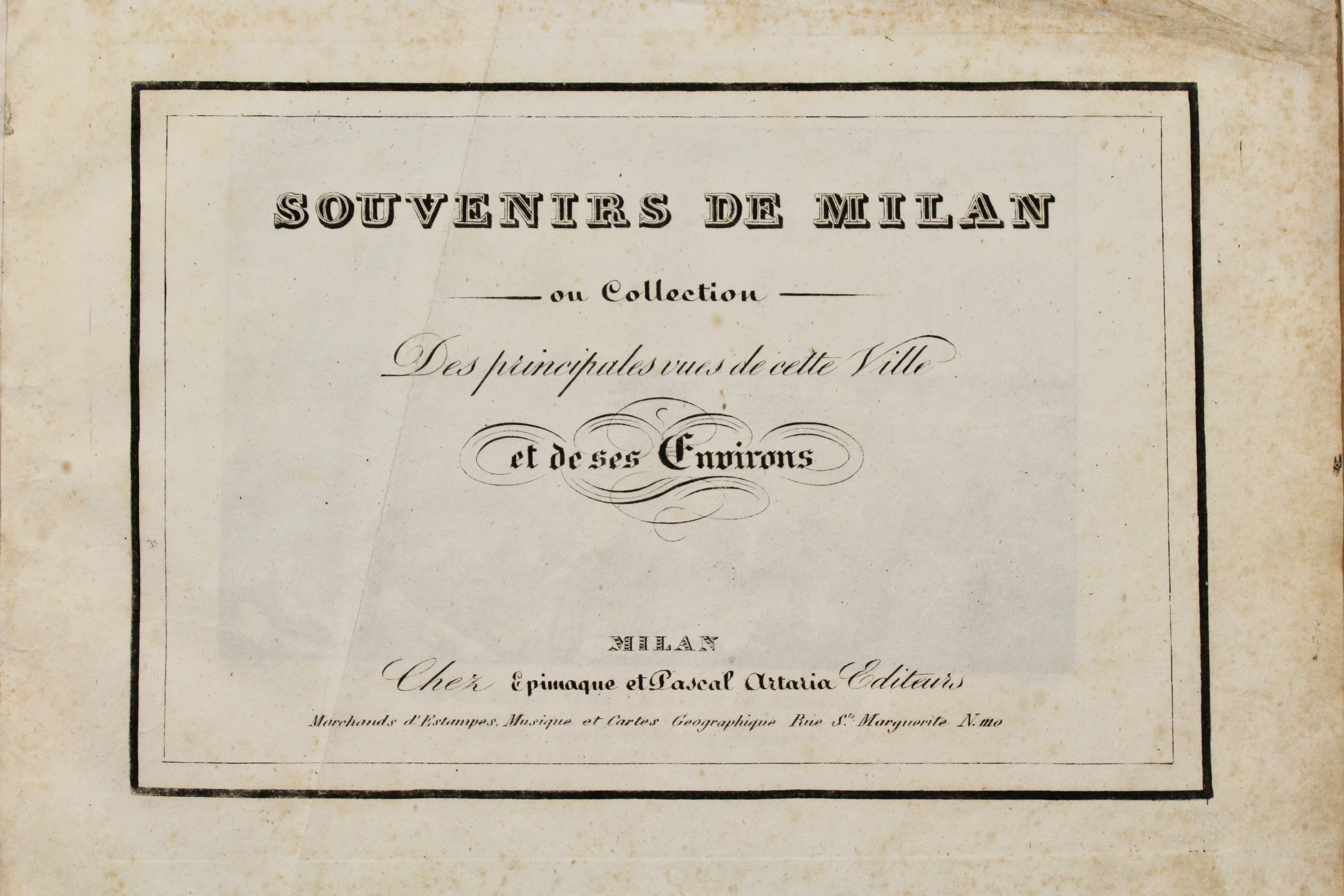 Souvenirs de Milan ou collection des principales vues de cette …