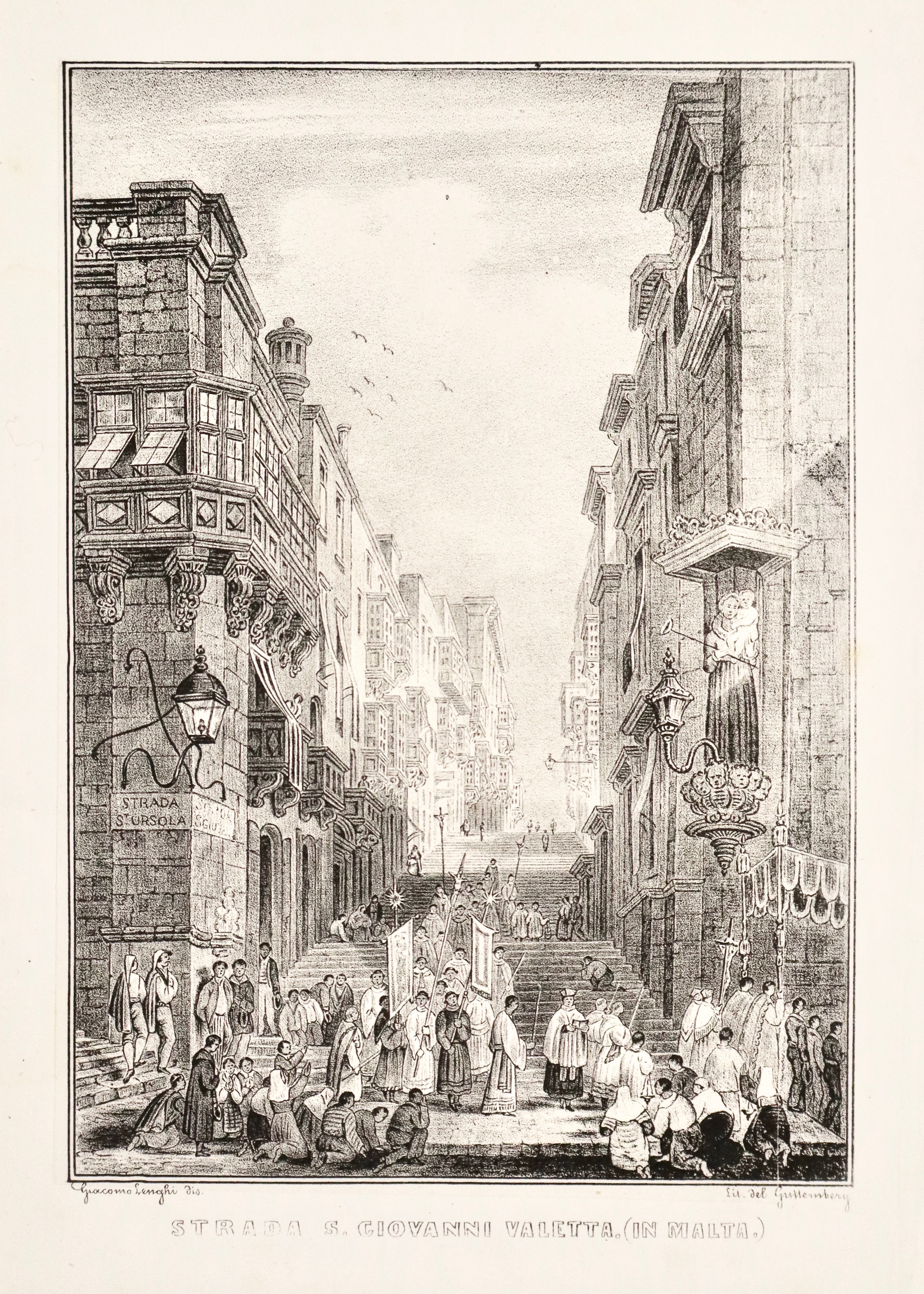 Strada S. Giovanni Valetta (in Malta).