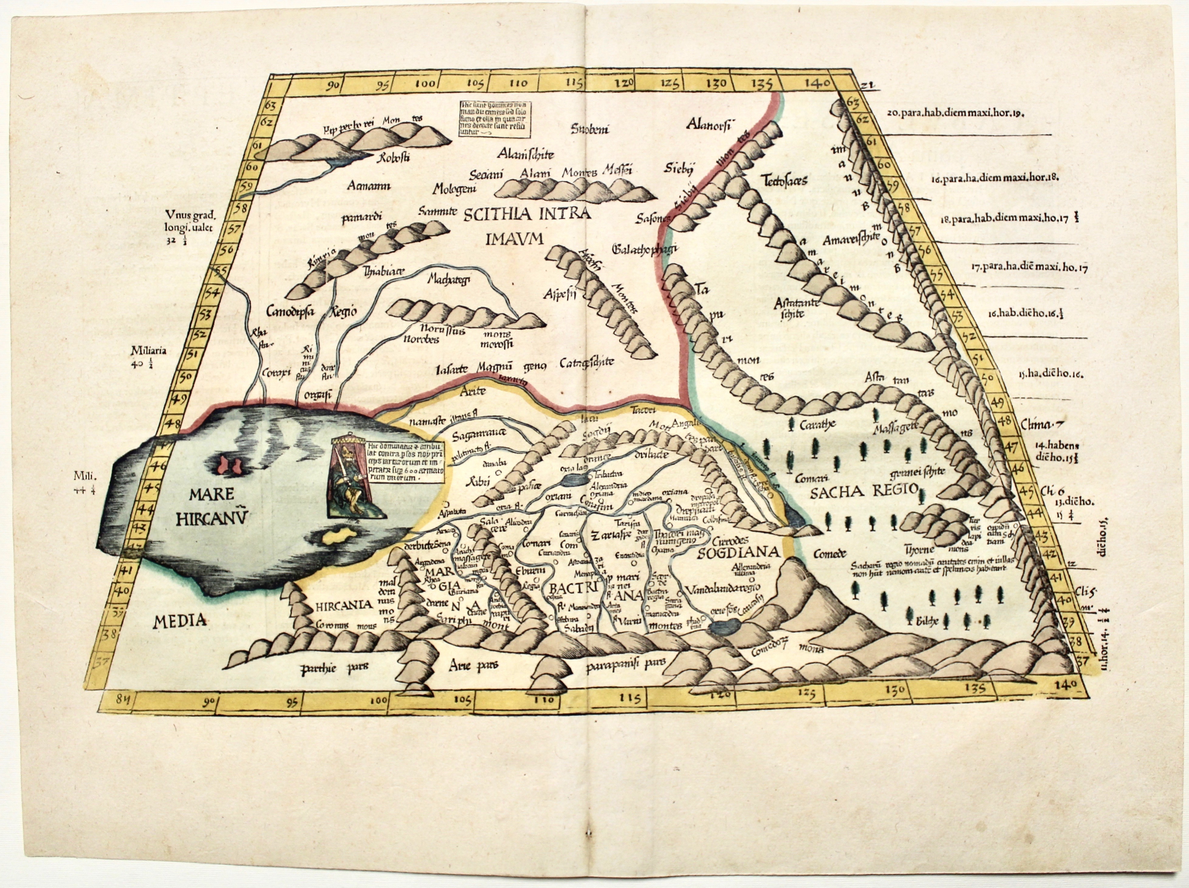 Tabula Septima Asiae. Complectitur Margianam, Bactrianam, Sogdianam, Sacas, & Scythiam, …
