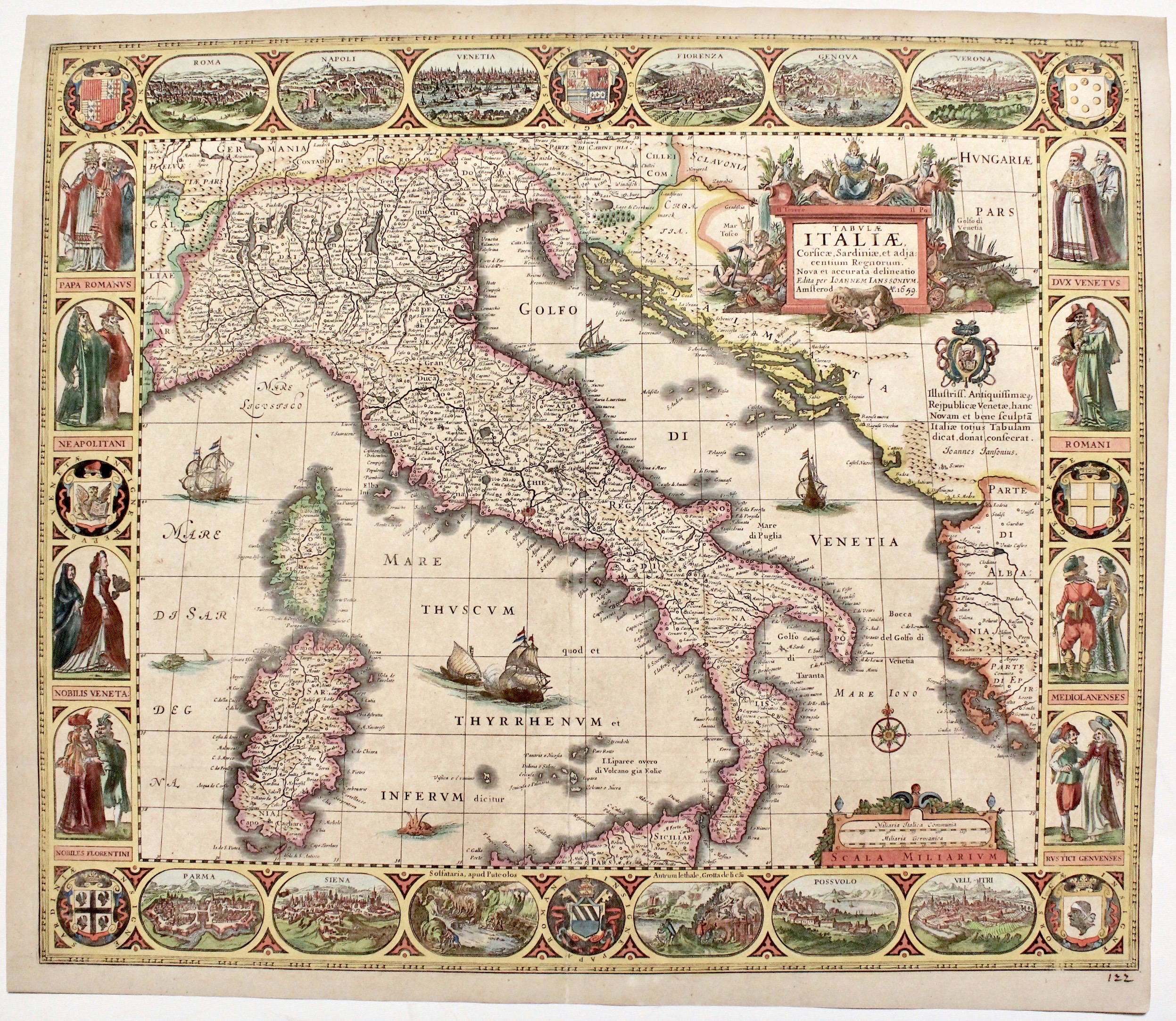 Tabulae Italiae, Corsicae, Sardiniae et adjacentium Regnorum nova et accurata …