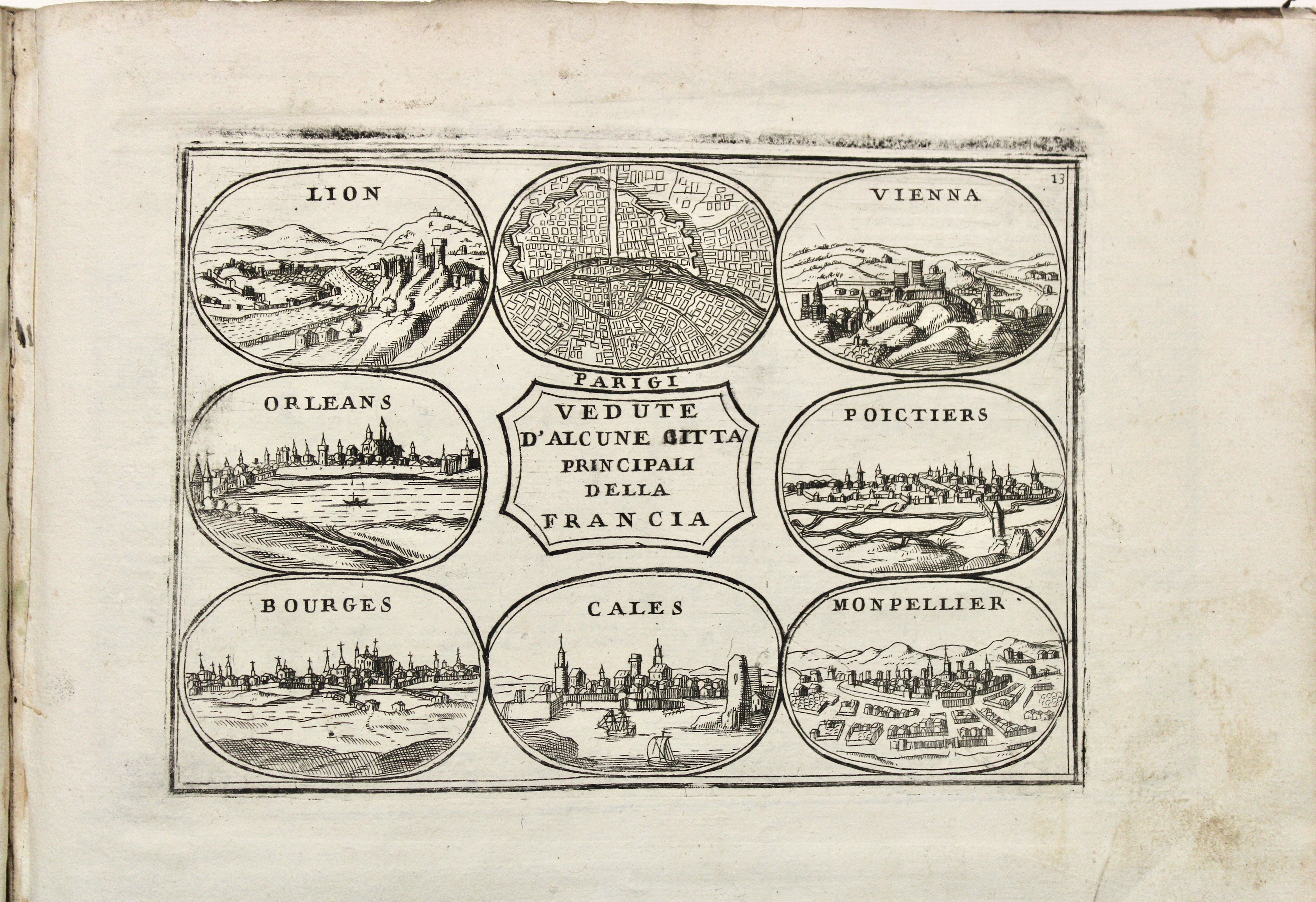 Teatro della Guerra La Francia divisa in XII prefetture
