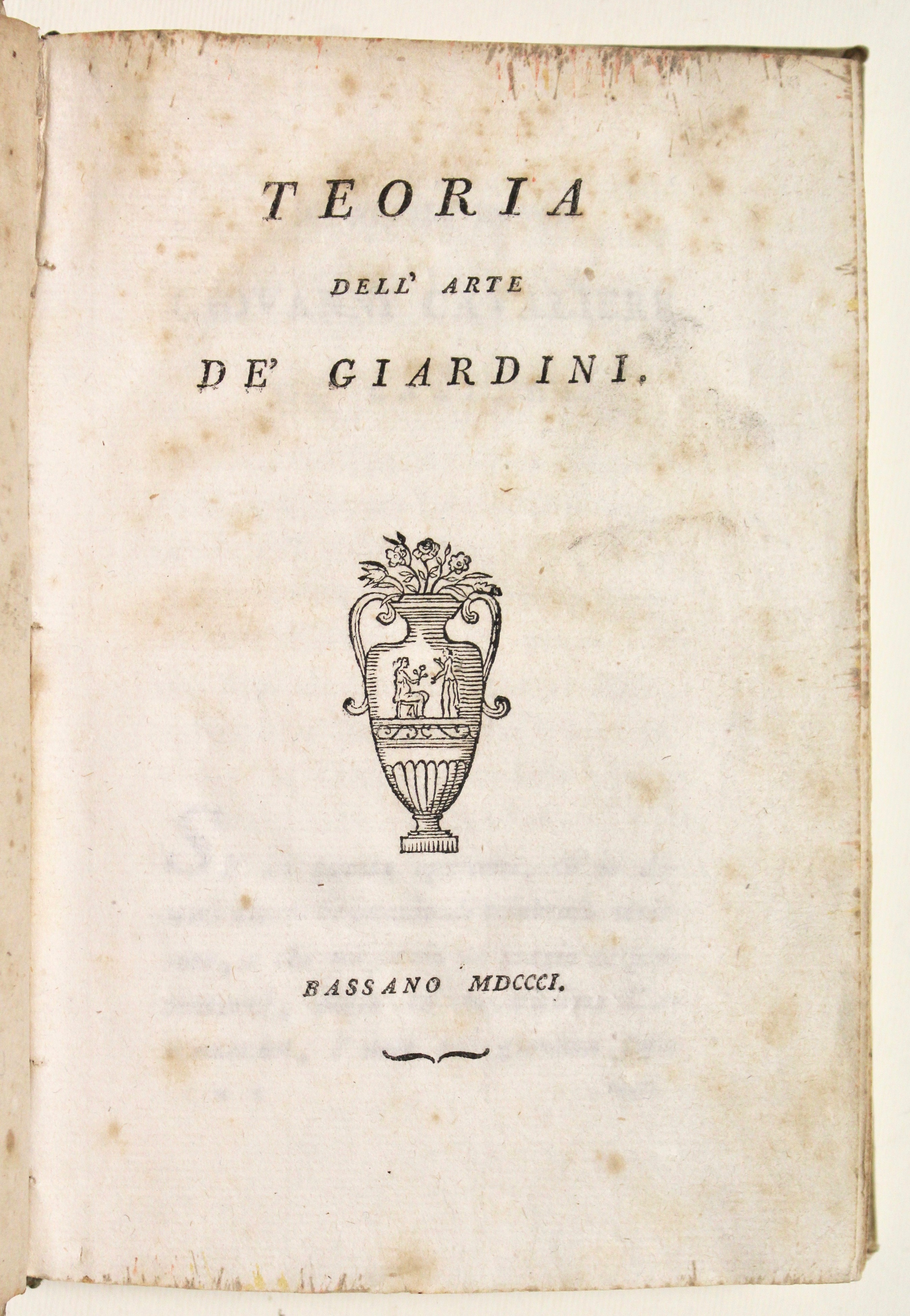 Teoria dell'arte de' giardini