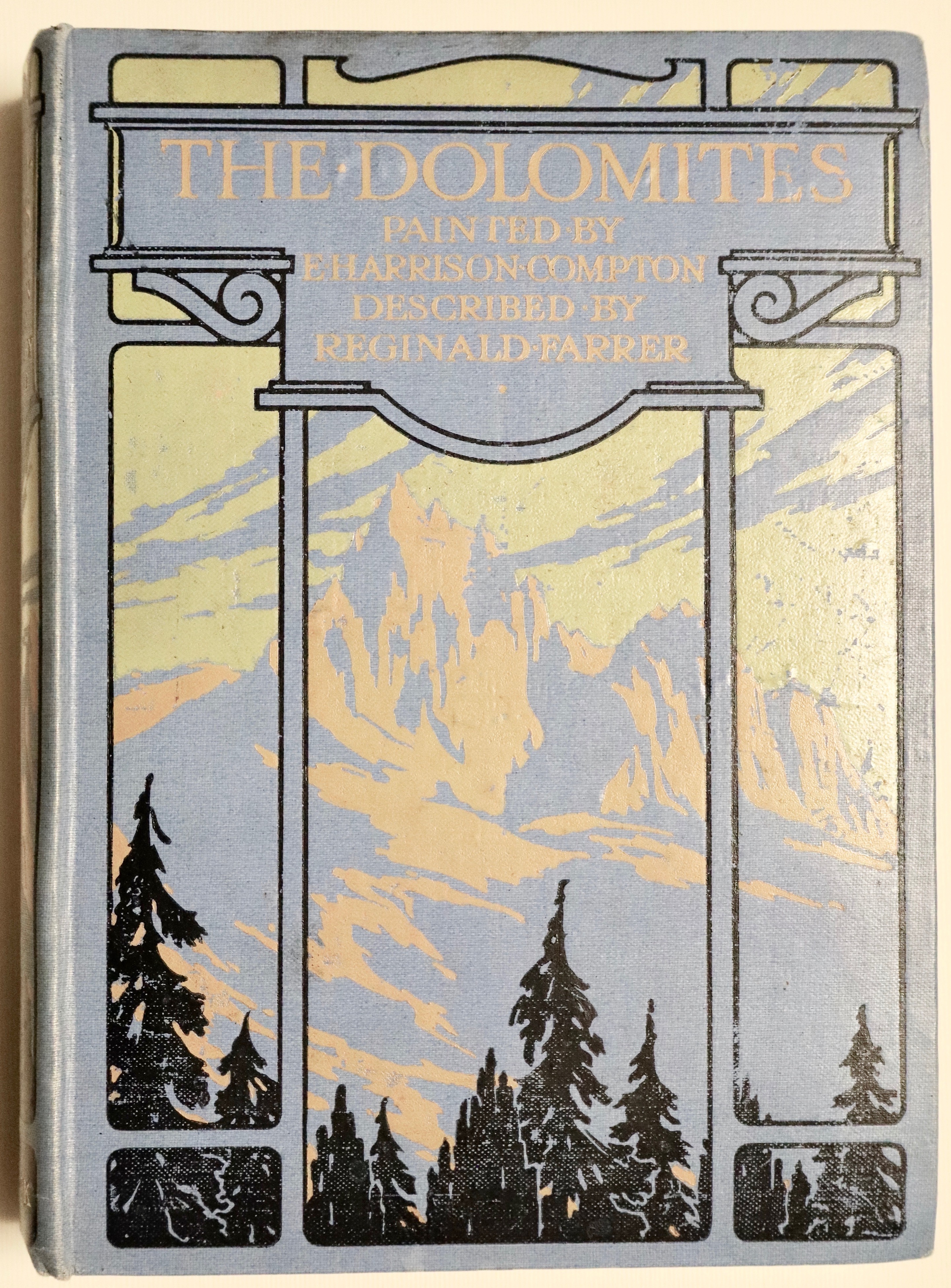 The Dolomites. King Laurin's Garden. Painted By E. Harrison Compton, …