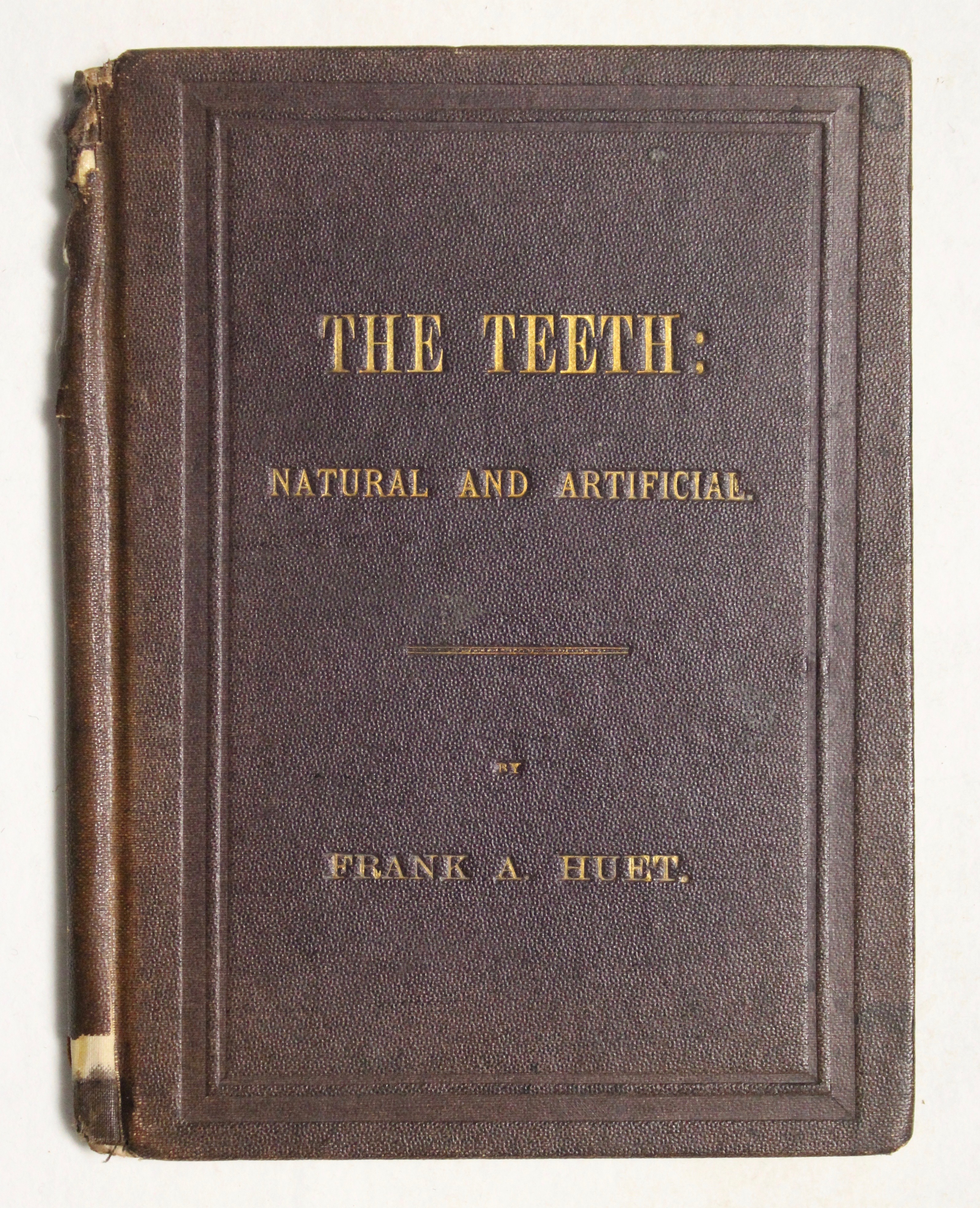 The teeth natural and artificial.