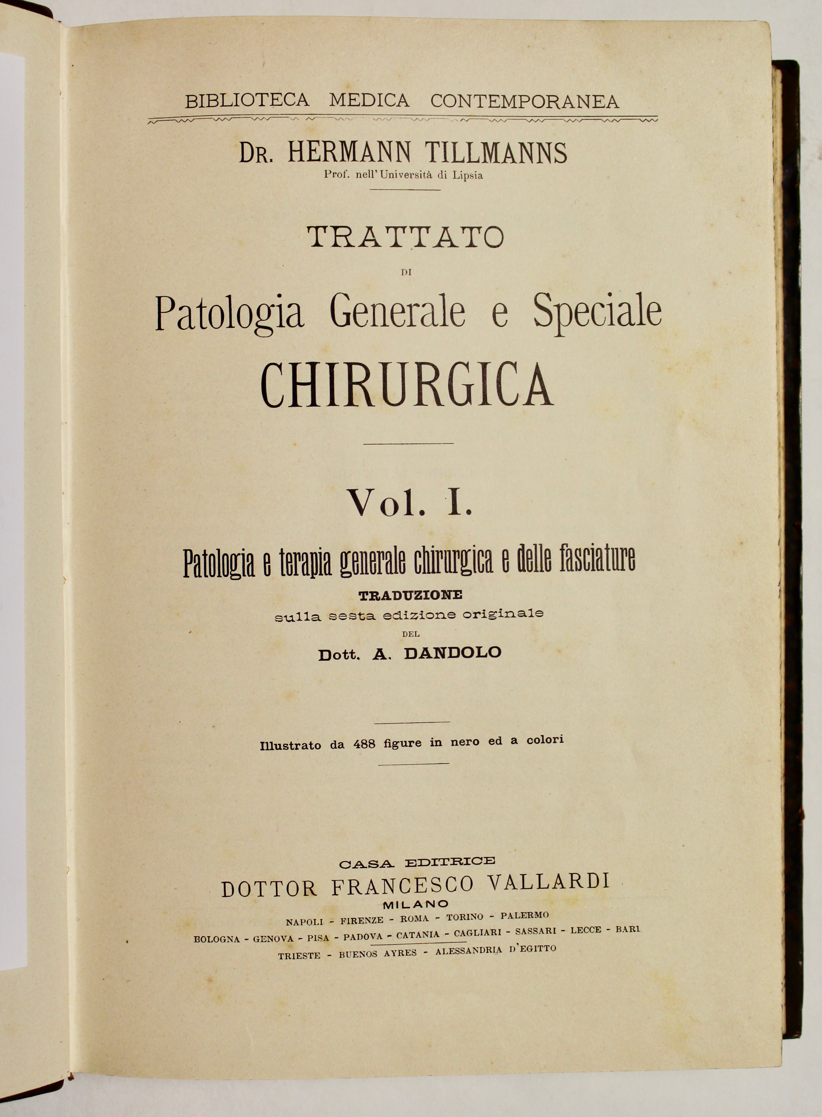 Trattato di patologia generale e speciale chirurgica