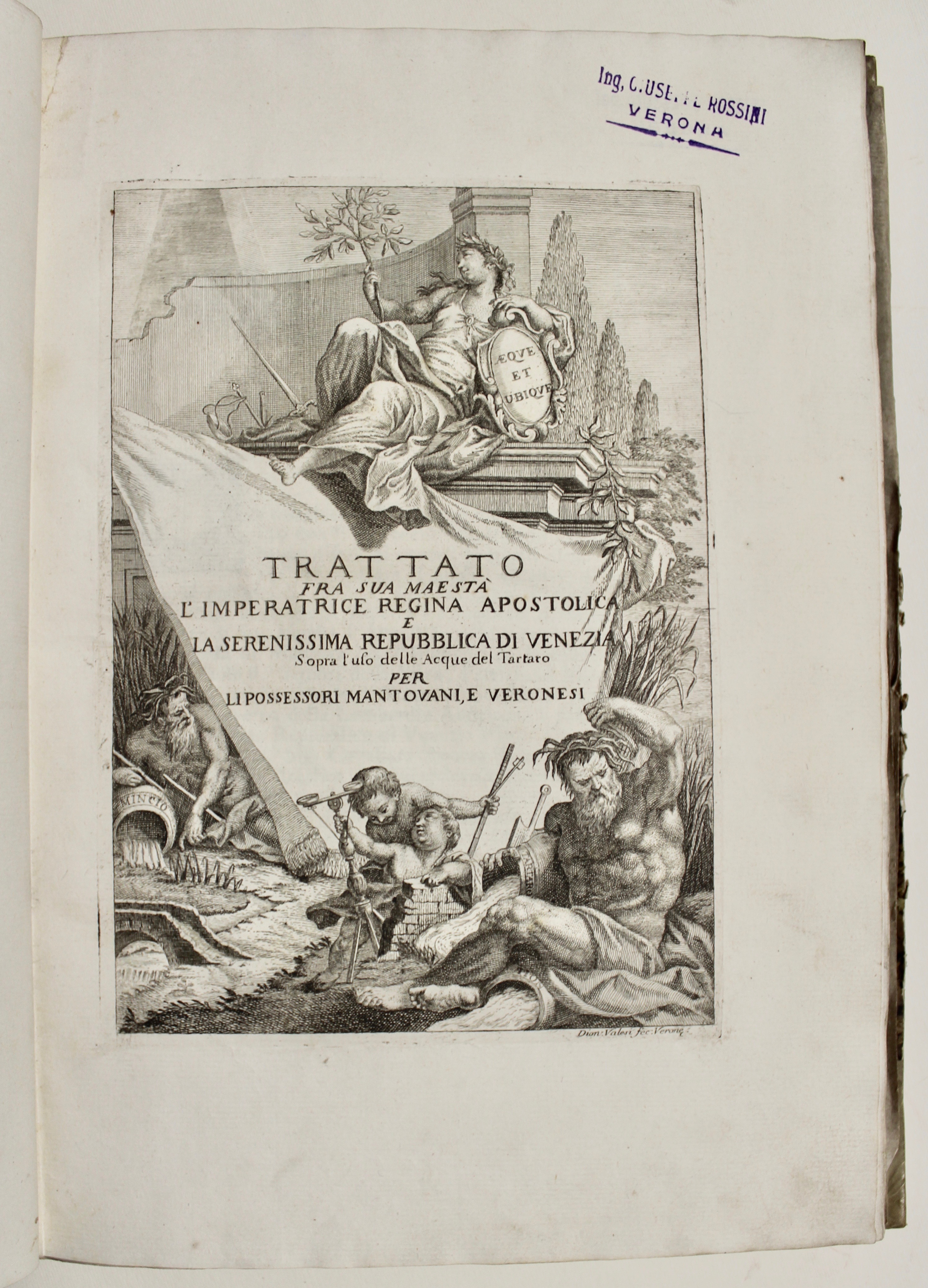 Trattato fra sua Maestà l'Imperatrice Regina Apostolica e la Serenissima …