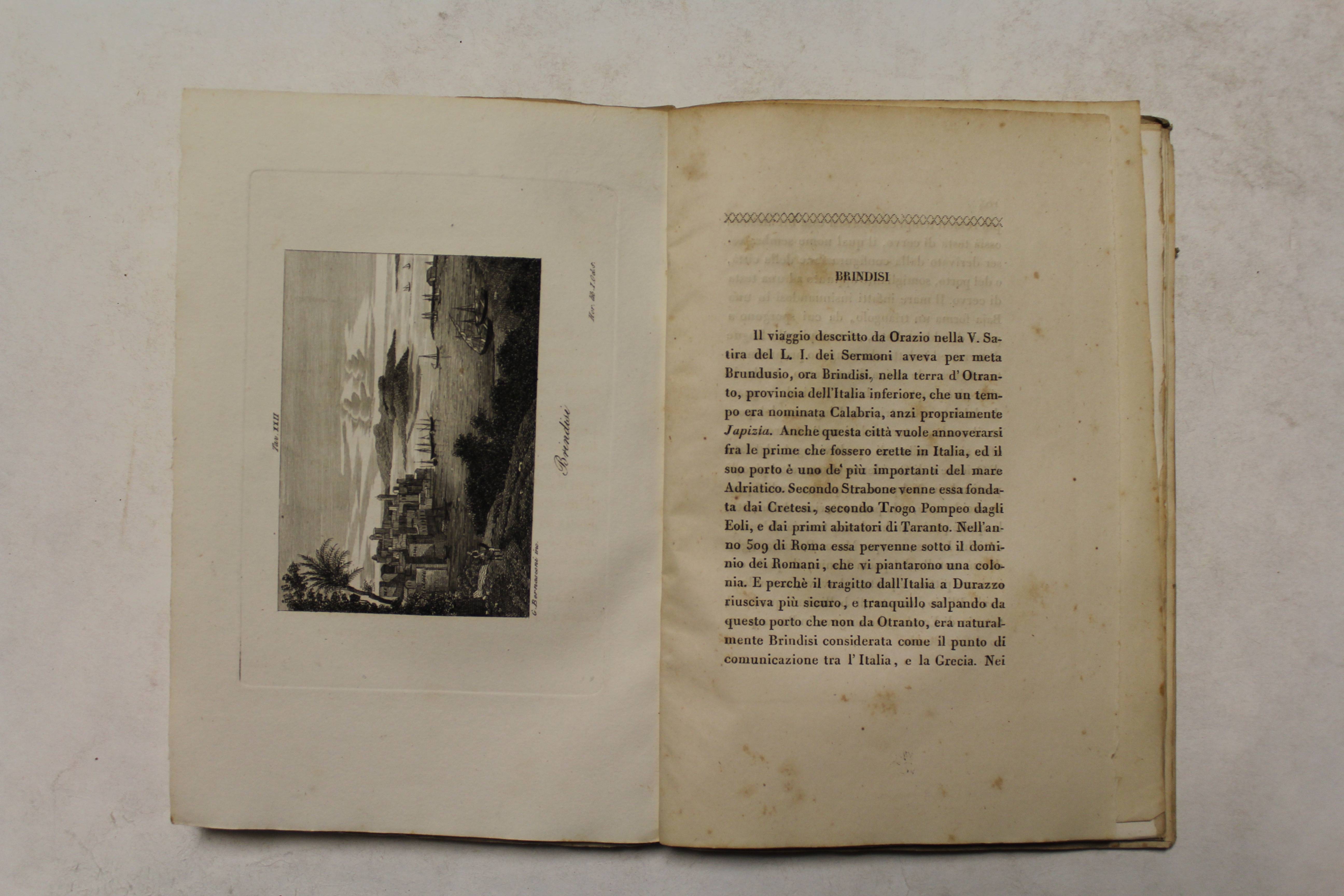 Trenta incisioni rappresentanti alcuni luoghi citati da Orazio nelle sue …