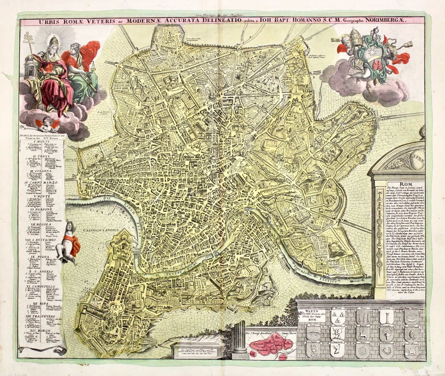 Urbis Romae veteris ac modernae accurata delineatio