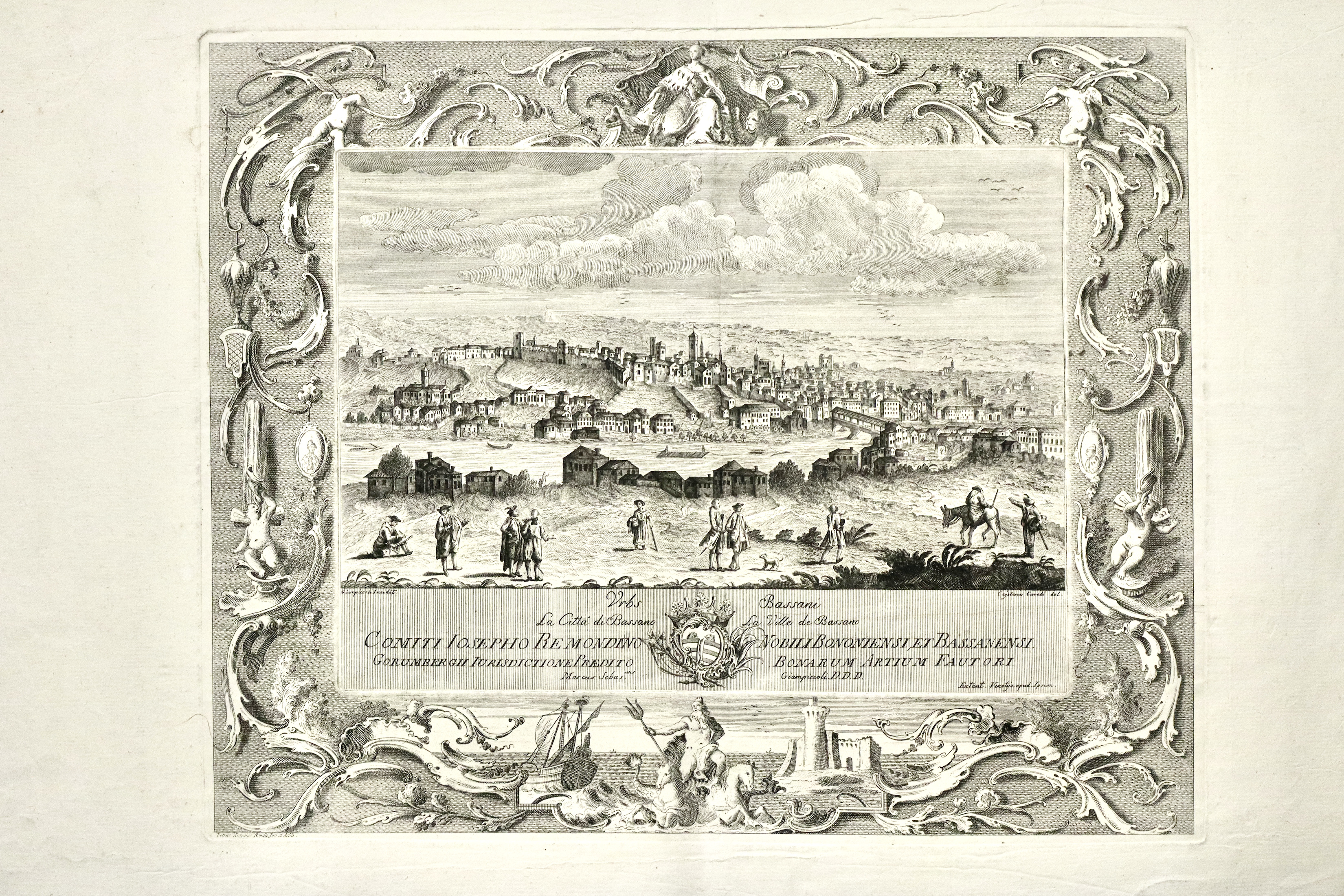 Urbs Bassani. La città di Bassano. La ville de Bassano.