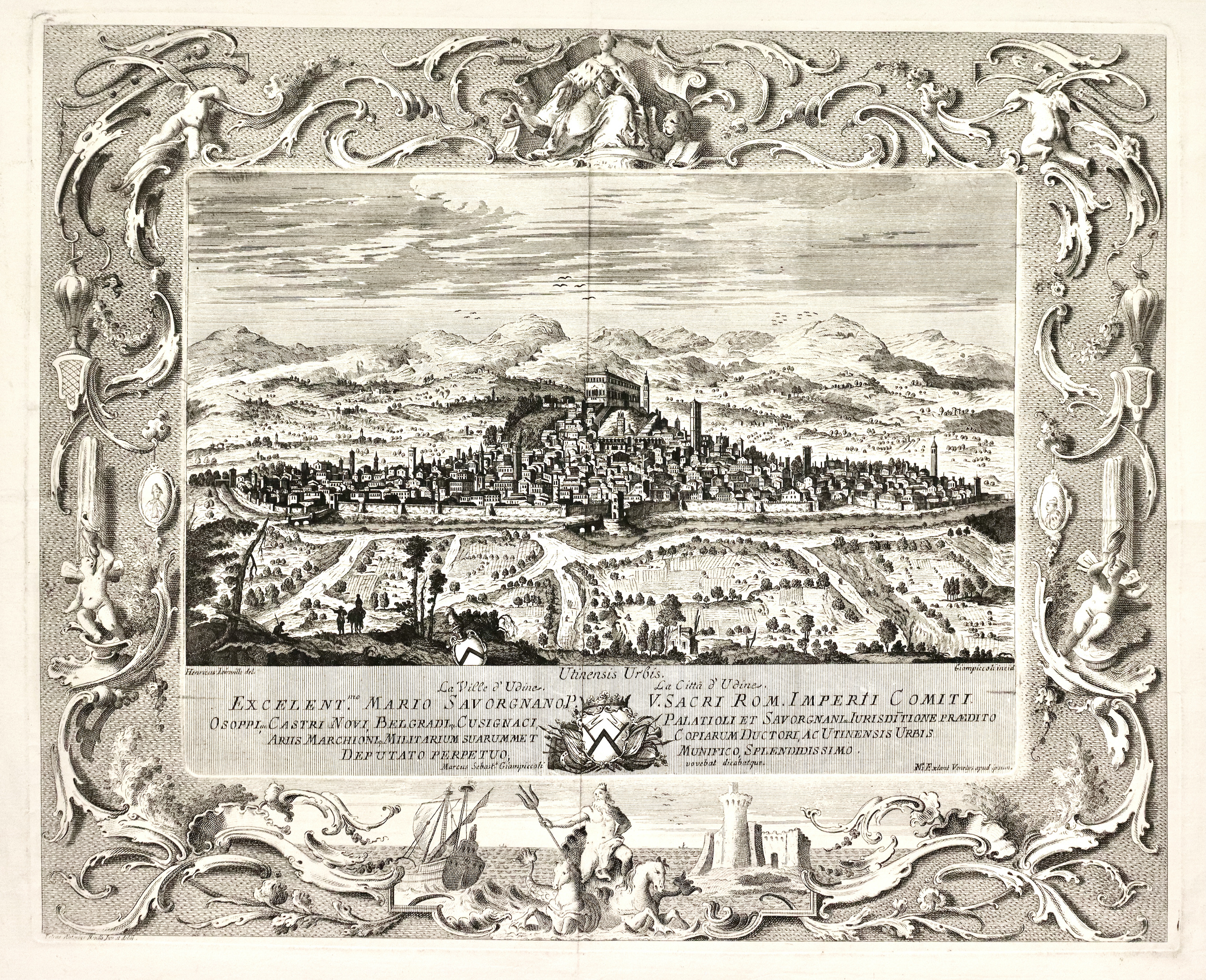 Utinensis Urbis-La ville d’Udine-La città d’Udine
