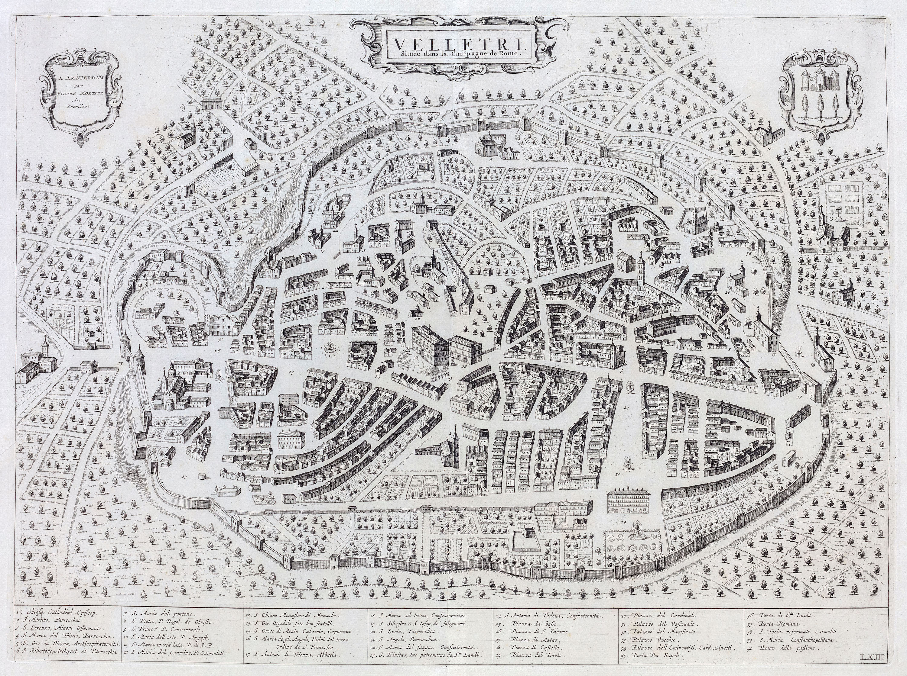 Velletri située dans la Campagne de Rome