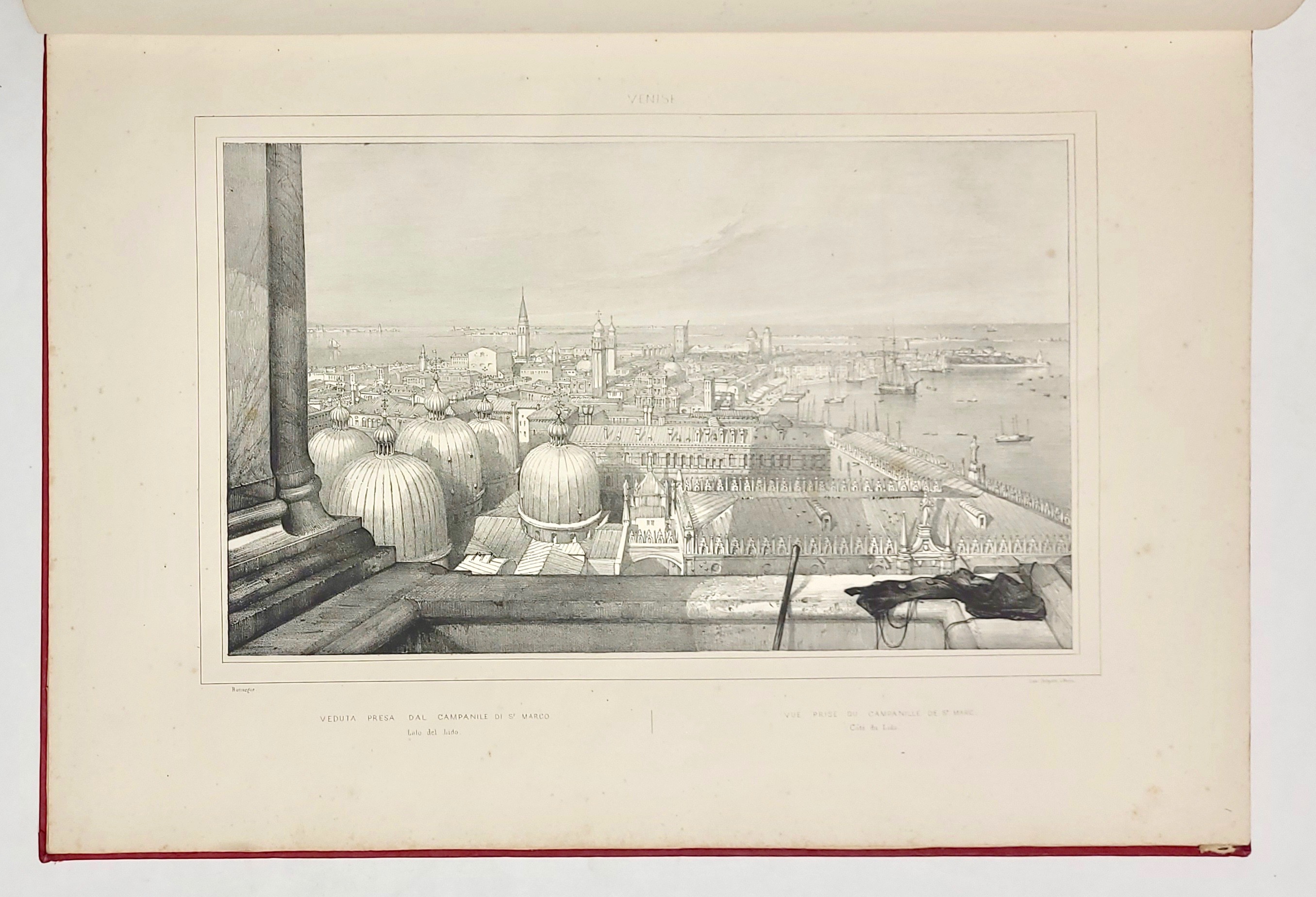 Venise vues dessinées d'apres nature et litographiées Ses principaux monuments