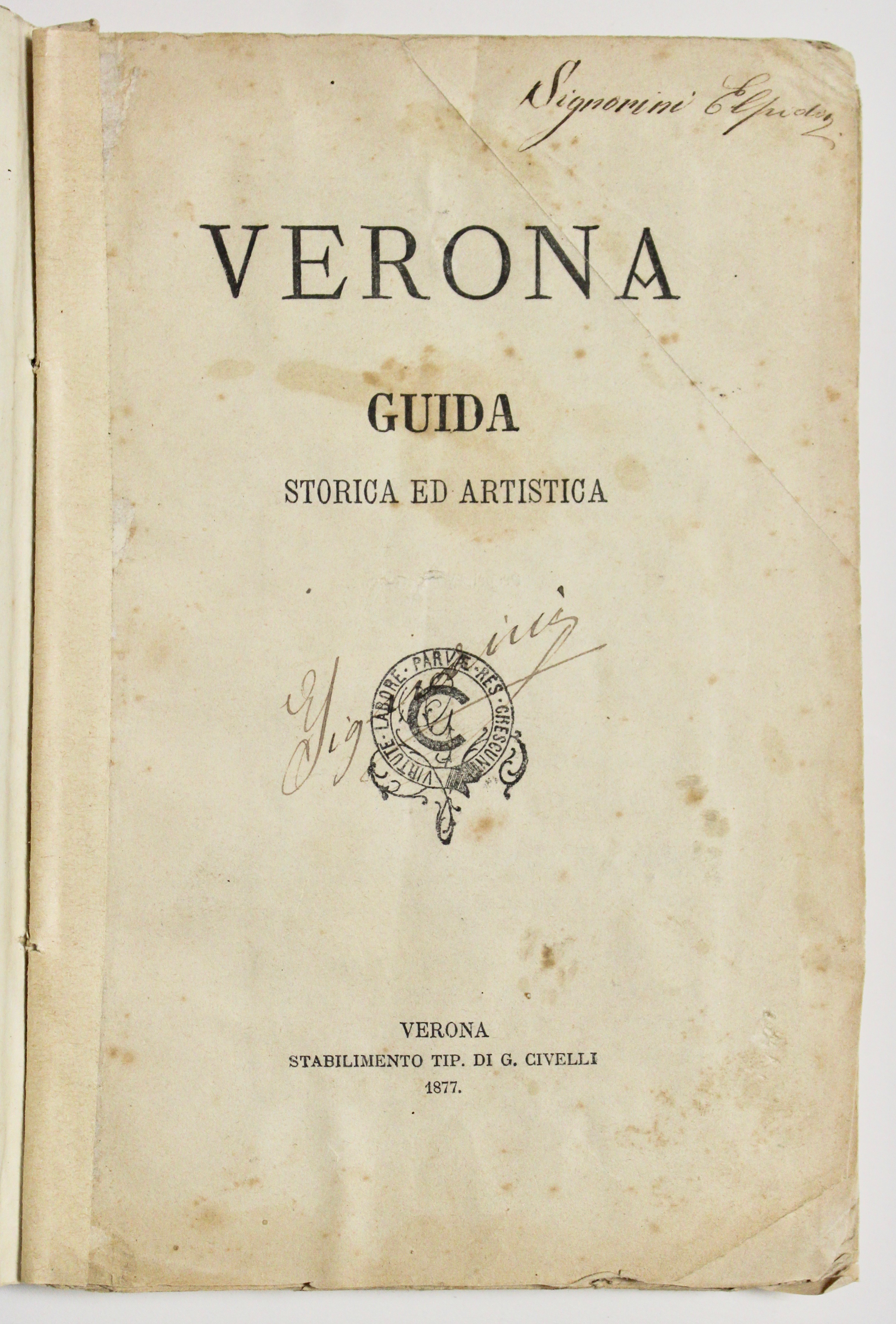 Verona Guida storica ed artistica
