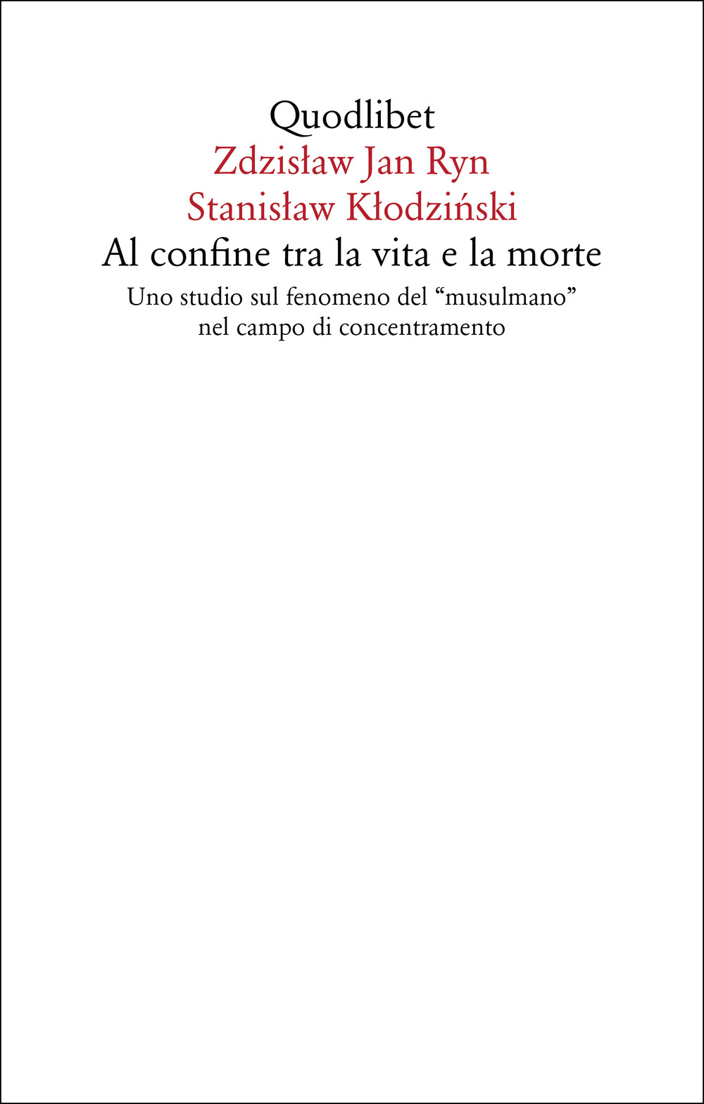 Al confine tra la vita e la morte. Uno studio …