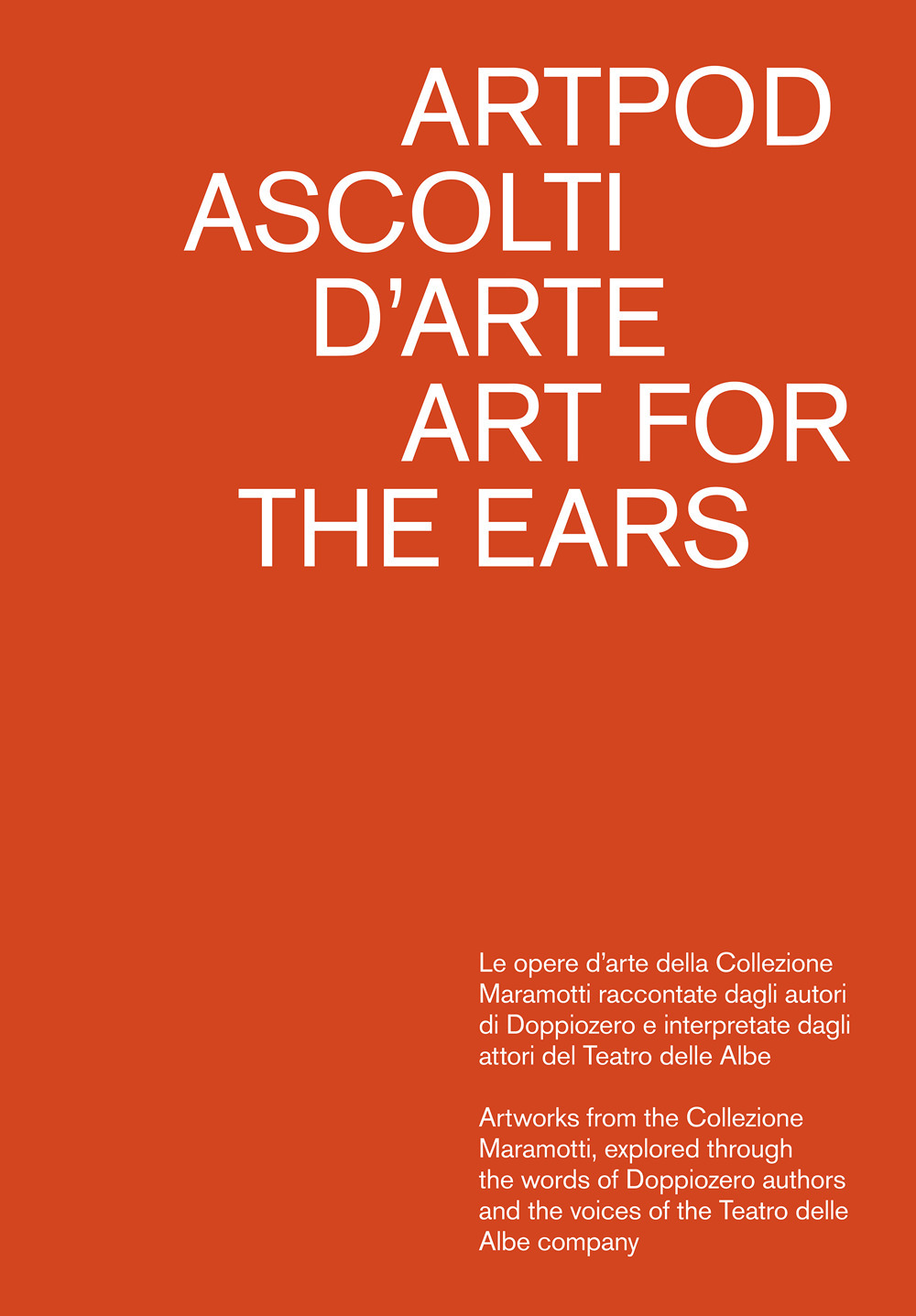 Artpod. Ascolti d'arte-Art for the ears