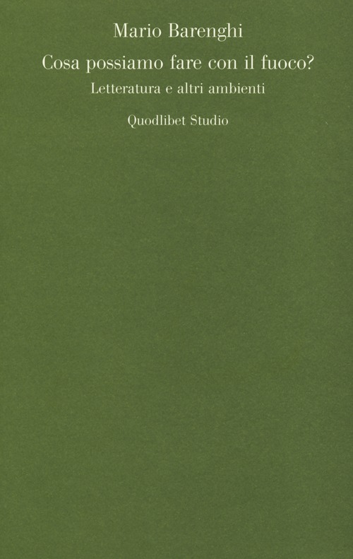 Cosa possiamo fare con il fuoco? Letteratura e altri ambienti
