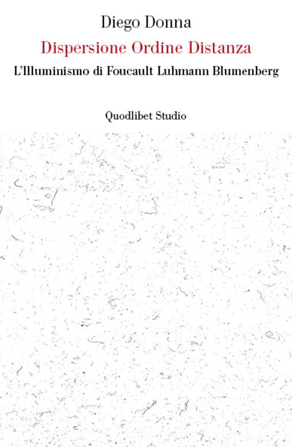 Dispersione ordine distanza. L'illuminismo di Foucault, Luhmann, Blumenberg