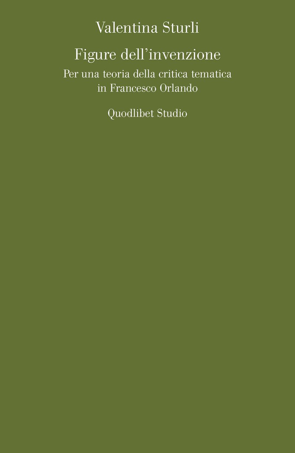 Figure dell'invenzione. Per una teoria della critica tematica in Francesco …