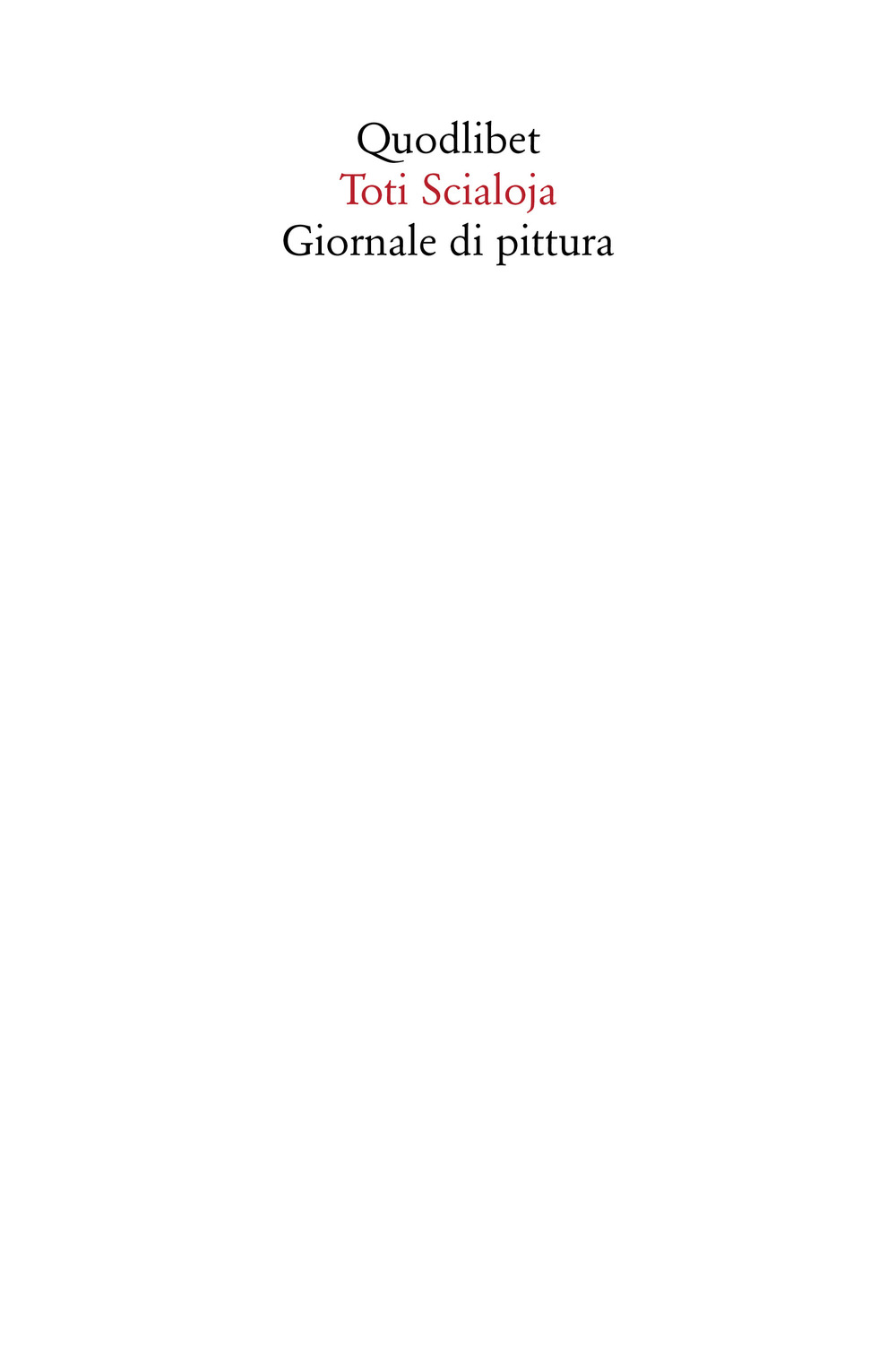 Giornale di pittura