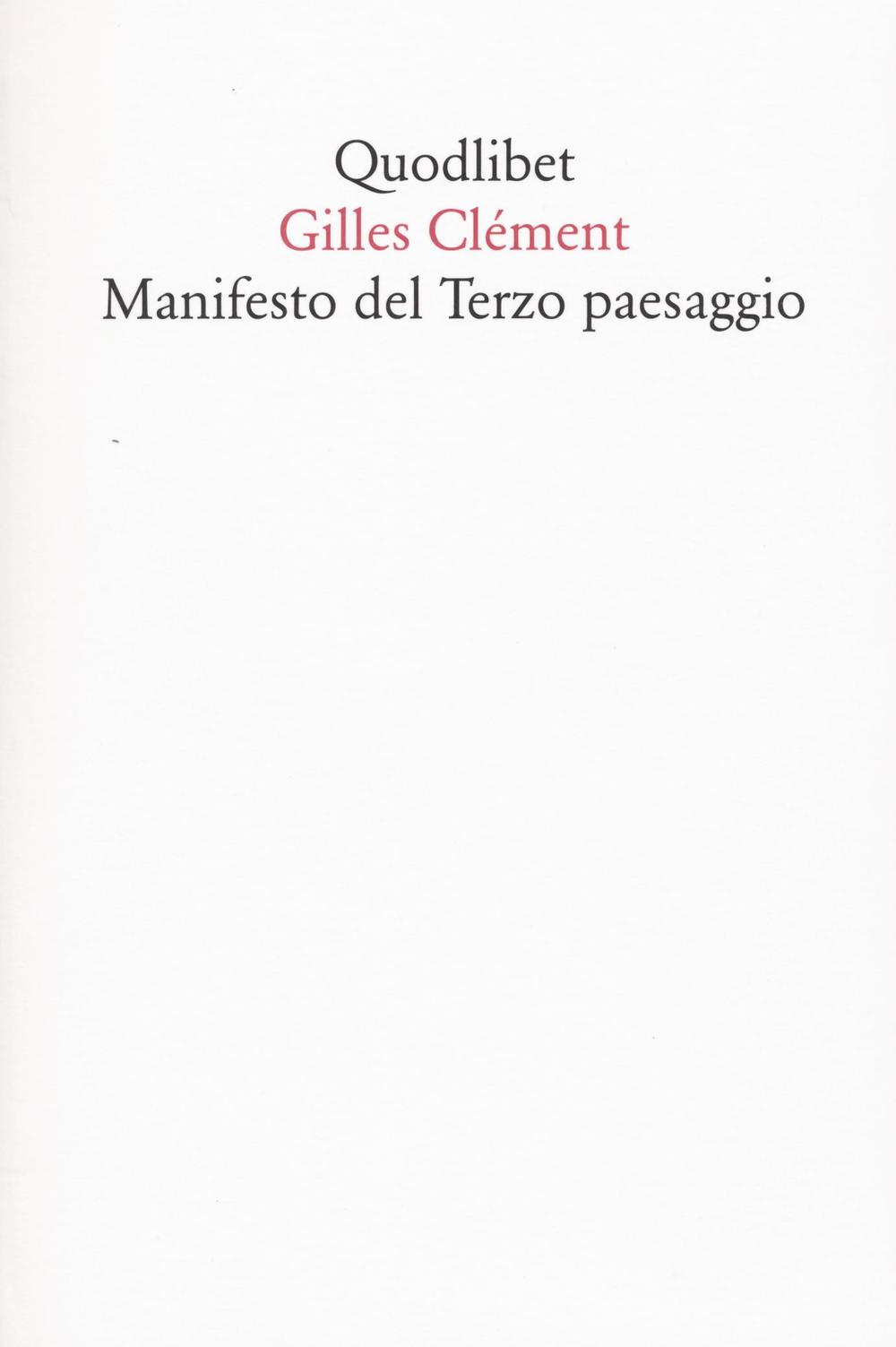 Manifesto del Terzo paesaggio