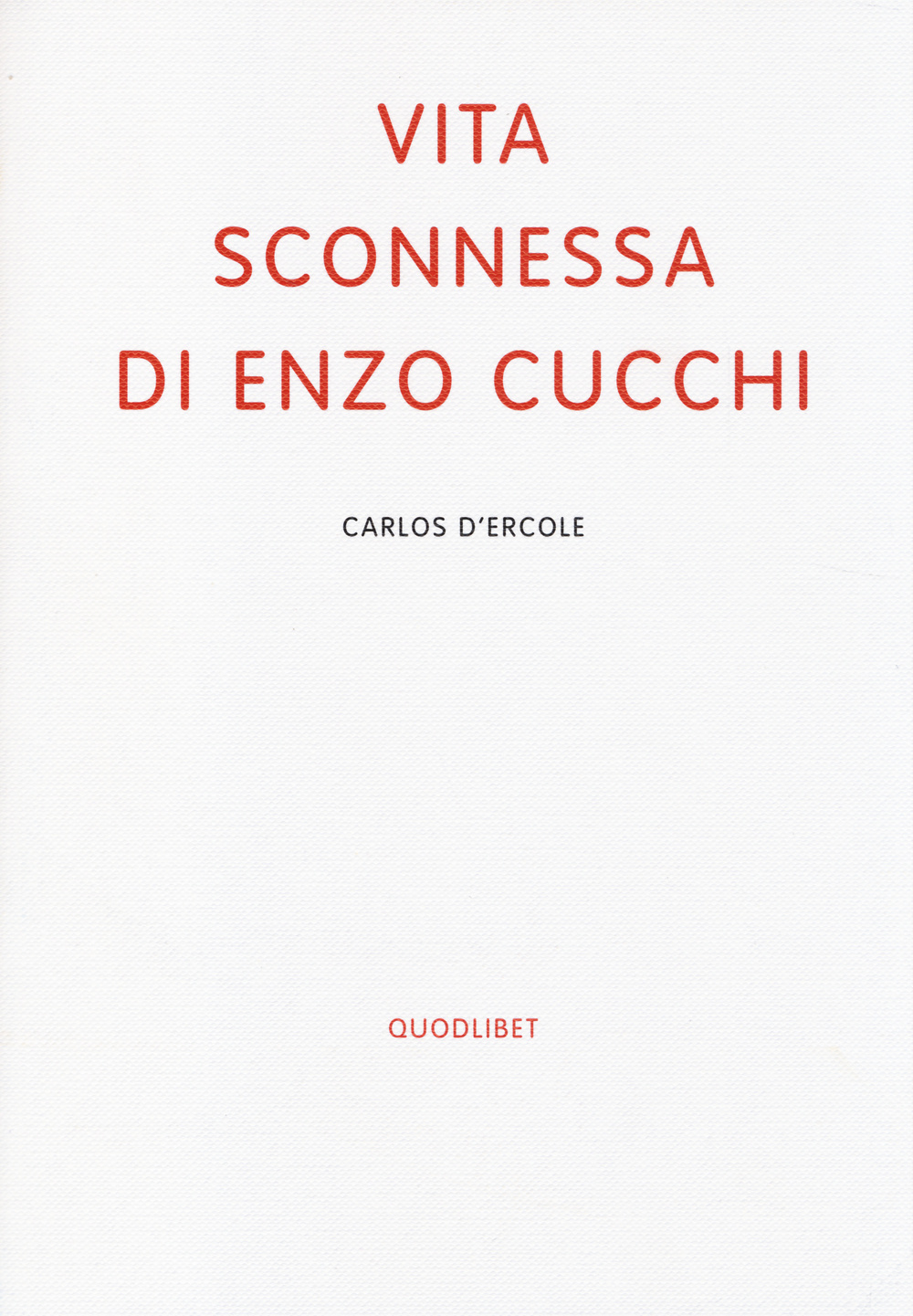 Vita sconnessa di Enzo Cucchi