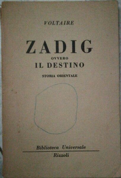 Zadig ovvero il destino - Voltaire - 1951 - Rizzoli …