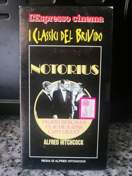 I Classici del brivido Notorius - vhs- L'Espresso cinema -F