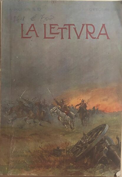 La lettura Anno XIV N.10 di Aa.vv., 1914, Corriere Della …