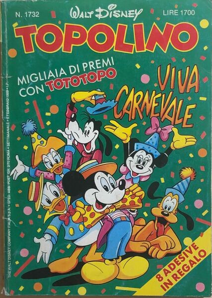 Topolino 1732 di Disney, 1989, Panini