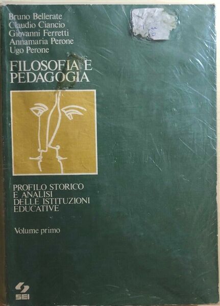 Filosofia e pedagogia di Aa.vv., 1982, Sei