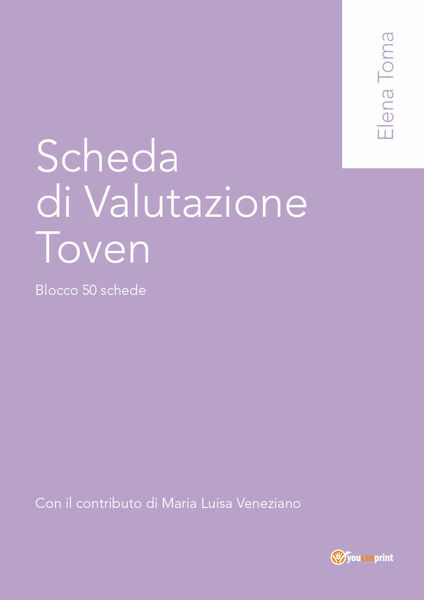 Scheda di valutazione Toven. Blocco 50 schede di Elena Toma, …