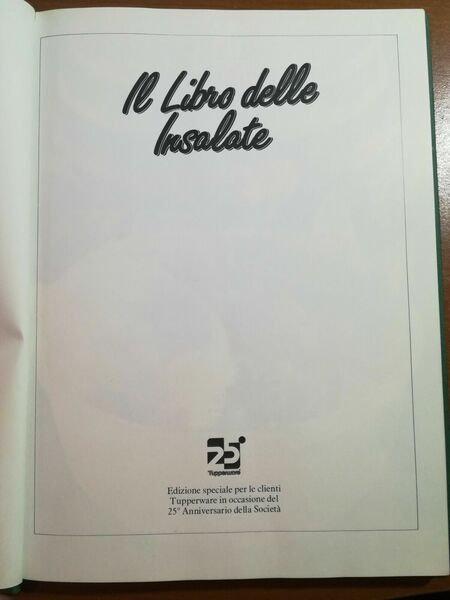 Il libro delle insalate - AA.VV - Sackville - 1988 …