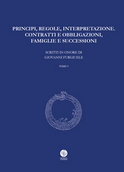 Principi, regole, interpretazione. Contratti e obbligazioni, famiglie e success.