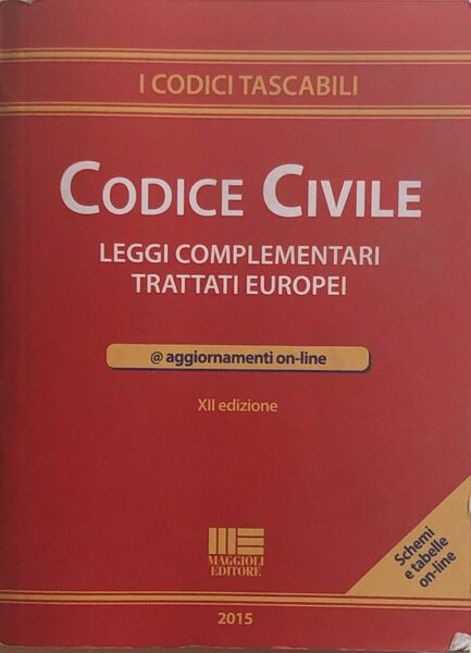 Codice civile di Aa.vv., 2015, Maggioli Editore