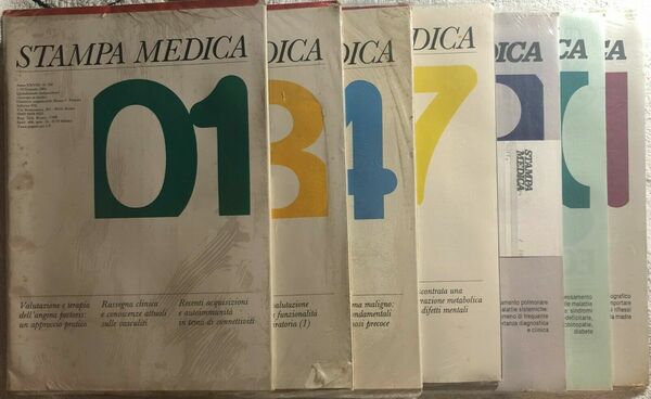 Stampa medica 7 numeri di Aa.vv., 1984, Editrice Esi