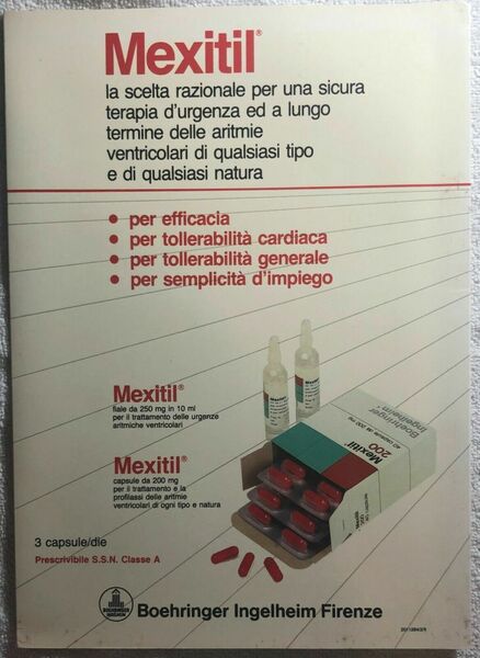 Mexitil, la scelta razionale per una sicura terapia d?urgenza ed …