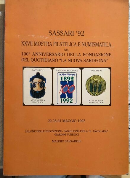 Sassari ?92 - XVII Mostra filatelica e numismatica di Aa.vv., …