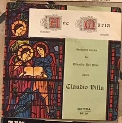 Ave Maria Di Schubert/Ave Maria Di Gounod VINILE 45 GIRI …