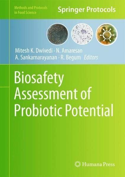 Biosafety Assessment of Probiotic Potential - Mitesh Kumar Dwivedi - …
