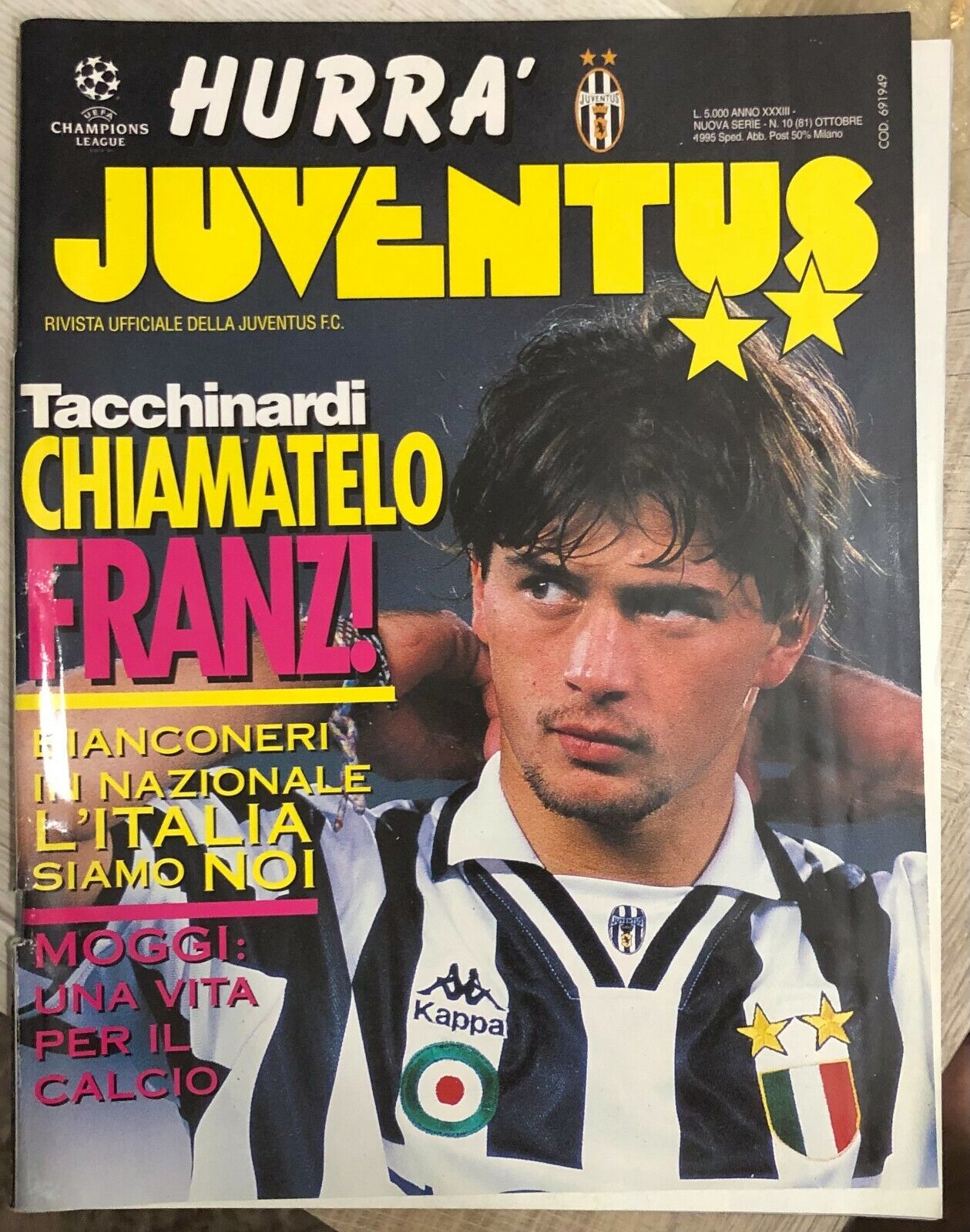 Hurrà Juventus n. 10/1995 di Aa.vv., 1995, Juventus F.c.