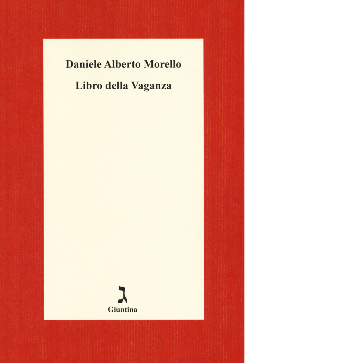 Libro della vaganza di Daniele A. Morello - Giuntina, 2019
