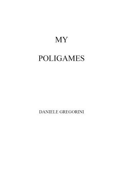 My poligames di Daniele Gregorini, 2023, Youcanprint