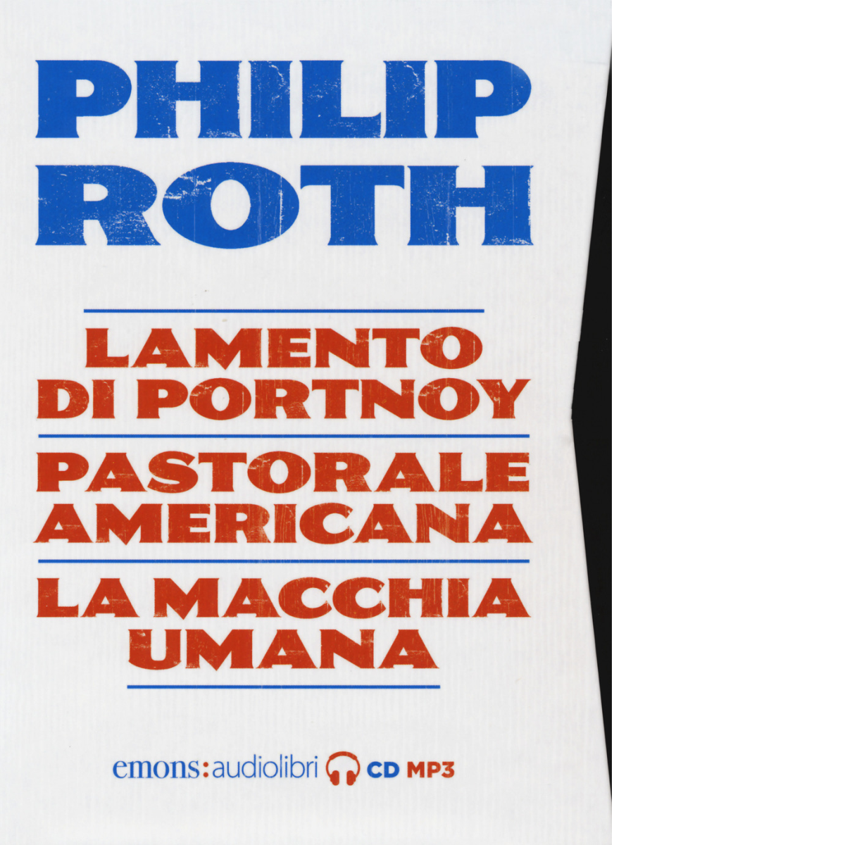 PHILIP ROTH COFANETTO di PHILIP ROTH - Emons edizioni, 2018