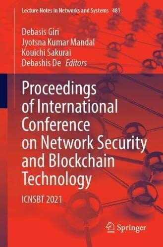 Proceedings of International Conference on Network Security and Blockchain