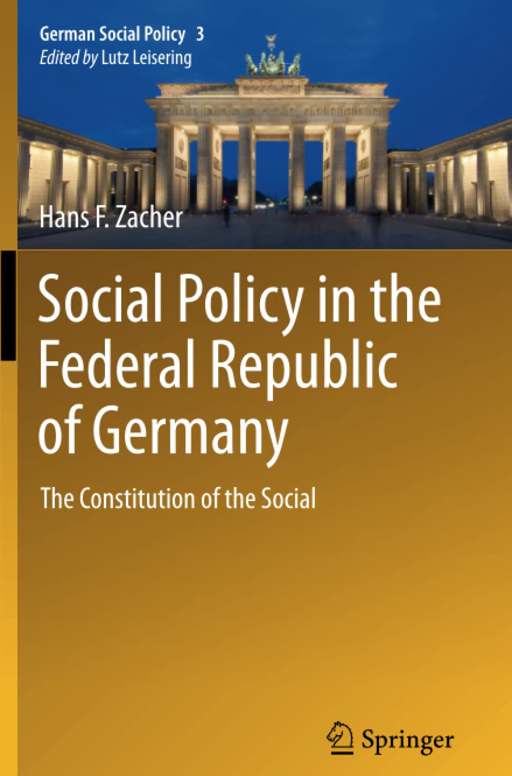 Social Policy in the Federal Republic of Germany - Hans …