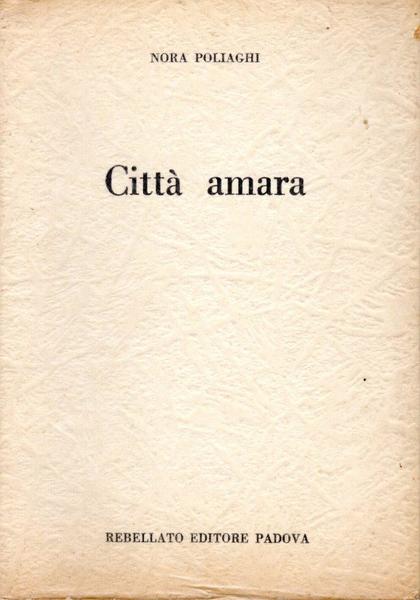 Città amara (dedica dell'autrice a Minnie Alzona)