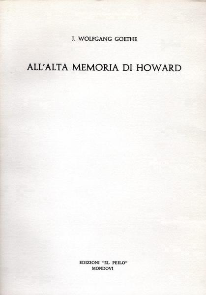 All'alta memoria di Howard