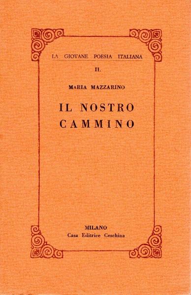 Il nostro cammino (dedica dell'autrice)