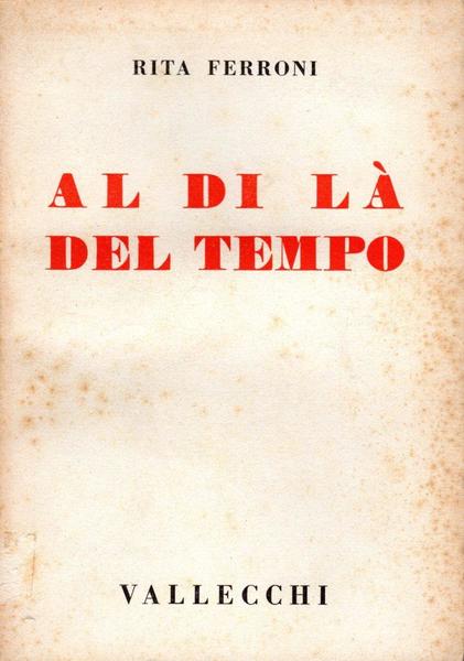 Al di là del tempo (dedica dell'autrice)